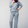 Bluza din jerseu cu glugă din tull