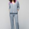 Bluza si pantalon din jerseu cu glugă din tull