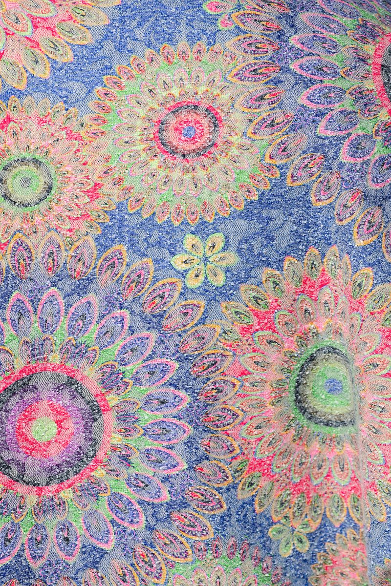 lână model multicolor