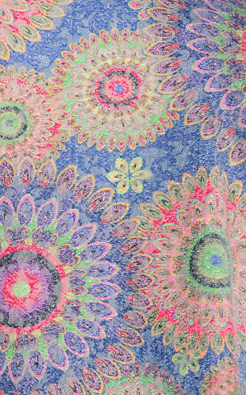 lână model multicolor